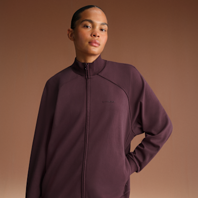NikeSKIMS Matte Tricot Women's Oversized Full-Zip Track Jacket