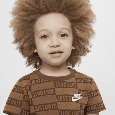 Playera de jacquard infantil Nike "Just Do It"