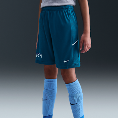 Shorts de fútbol Nike Dri-FIT para niños talla grande Kylian Mbappé Academy
