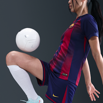 F.C. Barcelona 2025/26 Stadium Home Women's Nike Dri-FIT Football Replica Shorts