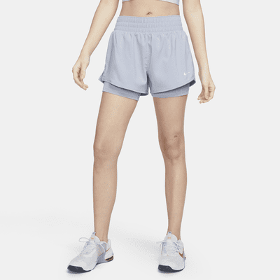 Nike Dri-FIT One Women's Mid-Rise 8cm (approx.) 2-in-1 Shorts