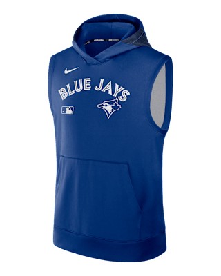 Мужское худи Toronto Blue Jays Authentic Collection Men’s Nike Dri-FIT MLB Sleeveless Pullover Hoodie