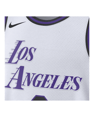 LeBron James Los Angeles Lakers City Edition Nike Dri-FIT NBA Swingman 球衣