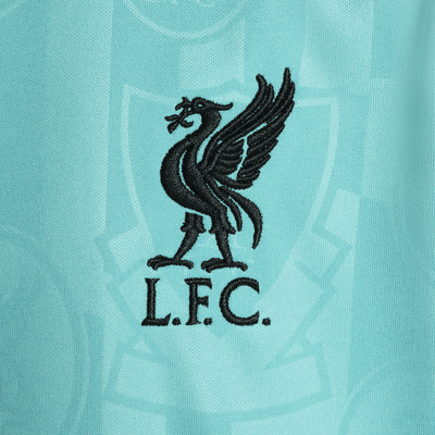 Przedmeczowa koszulka piłkarska z krótkim rękawem dla dużych dzieci Nike Dri-FIT Liverpool F.C. Academy Pro