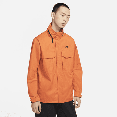 nike jacket orange