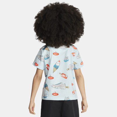 Playera con estampado Sole Food para niños de preescolar Nike