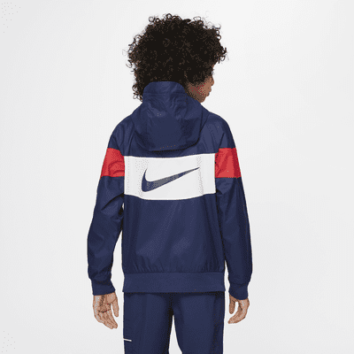 Paris Saint-Germain Big Kids' Hooded Jacket