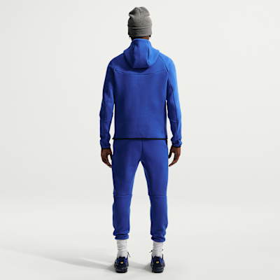 Nike FFF Tech Fleece Windrunner Nike Tam Boy Fermuarlı Erkek Kapüşonlu Futbol Üstü görsel 5