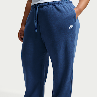 Nike Sportswear Club Fleece Women's Mid-Rise Wide-Leg Sweatpants (Plus Size)