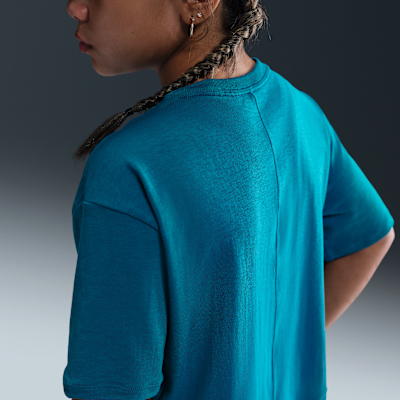 Nike One Relaxed Big Kids' (Girls') Dri-FIT Short-Sleeve Top