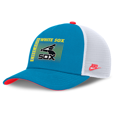 Chicago White Sox Neon 90s Rise Men's Nike Dri-FIT MLB Trucker Adjustable Hat