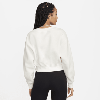 Nike Sportswear Phoenix Fleece Women's Cropped V-Neck Top