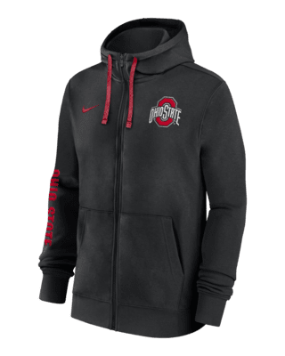 Мужское худи Ohio State Buckeyes Sideline Team Issue Nike College Full-Zip Hoodie