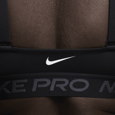 Nike Pro Indy Plunge gepolsterter Sport-BH mit mittlerem Halt für Damen