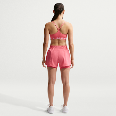 Short 2-en-1 à taille mi-basse 8 cm Dri-FIT Nike One pour femme