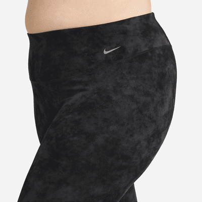 Nike Zenvy Batik 7/8-Leggings mit sanftem Halt und hohem Bund für Damen (große Größe)