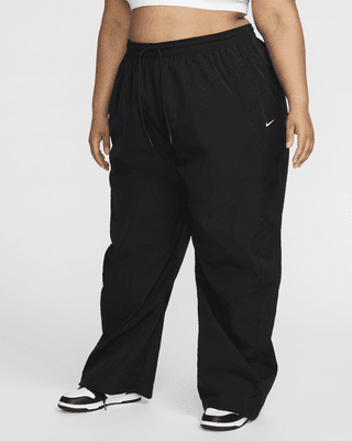 Женские  Nike Windrunner High-Waisted Woven Open-Hem Pants (Plus Size) для бега