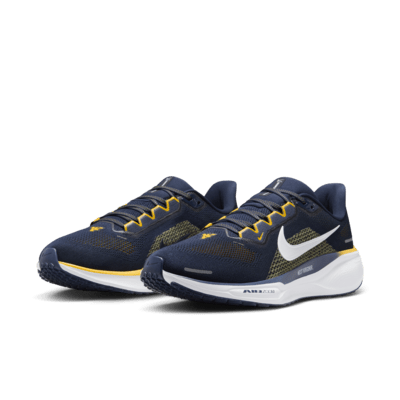 Tenis de correr en pavimento universitarios Nike para hombre West Virginia Pegasus 41