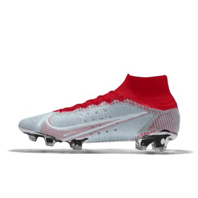 ＜ナイキ（NIKE）公式ストア＞ ナイキ マーキュリアル スーパーフライ 8 エリート By You カスタム サッカースパイク DD0317-661 レッド画像