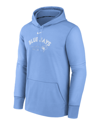 Мужское худи Toronto Blue Jays Authentic Collection Practice Nike Therma MLB Pullover Hoodie