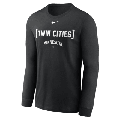 Minnesota Twins Fashion Men's Nike MLB Long-Sleeve T-Shirt