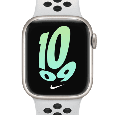 Apple Watch Series 7 (GPS + Cellular) With Nike Sport Band 41mm Starlight Aluminium Case