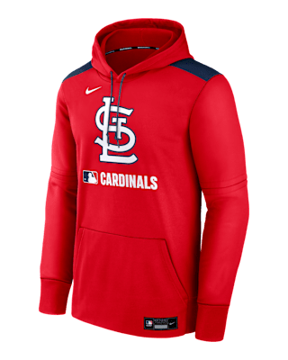 Мужское худи St. Louis Cardinals Authentic Collection Nike Therma MLB Pullover Hoodie