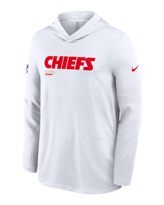 Мужские  Kansas City Chiefs Pure Fury Sideline Nike Dri-FIT NFL Long-Sleeve Hooded Top