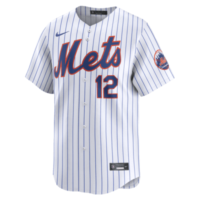 Jersey Nike Dri-FIT ADV de la MLB Limited para hombre Francisco Lindor New York Mets