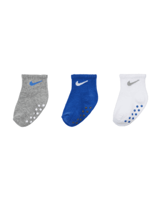Verward Atletisch deksel Nike Baby (6-12M) Gripper Ankle Socks (3 Pairs). Nike.com