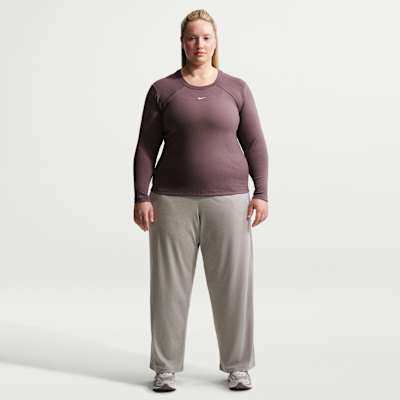 Nike Sportswear Chill Knit Women's Tight Long-Sleeve Ribbed Top (Plus Size)