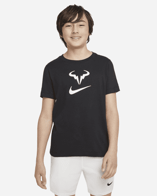 Datum vrijwilliger Aannemer NikeCourt Dri-FIT Rafa Big Kids' Tennis T-Shirt. Nike.com