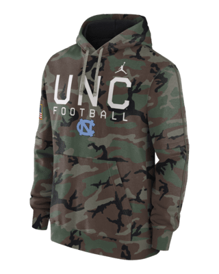 Мужское худи North Carolina Tar Heels Military Appreciation Club Men’s Jordan Brand College Pullover Hoodie