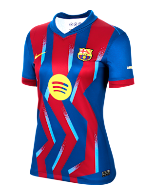 Женские джерси Lamine Yamal Barcelona 2025/26 Stadium Fourth Nike Dri-FIT Soccer Jersey