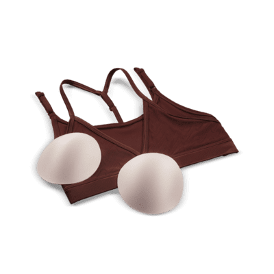 Bra deportivo con correas acolchado de baja sujeción para mujer Nike Indy Icon Clash