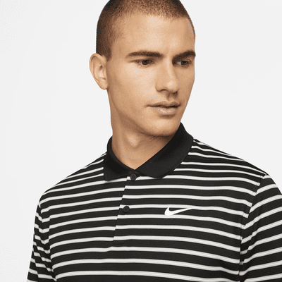 Golfpikétröja Nike Dri-FIT Victory med ränder för män