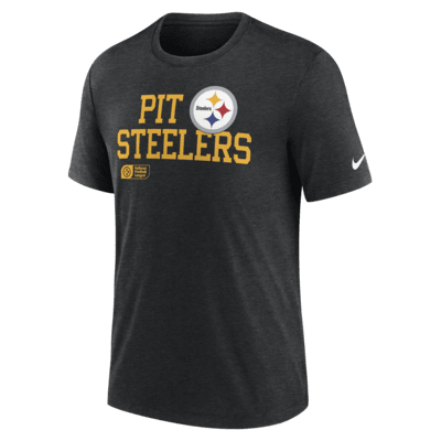 Pittsburgh Steelers Overlap Lockup Men's Nike NFL T-Shirt