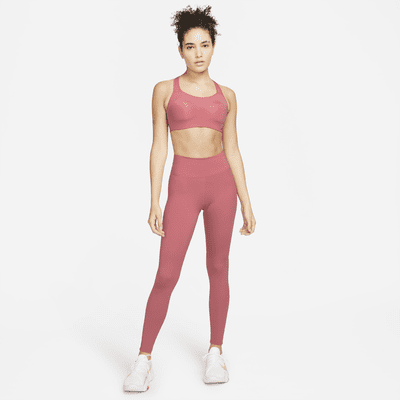 Bra deportivo con ojales y almohadilla de alta sujeción para mujer Nike Alpha