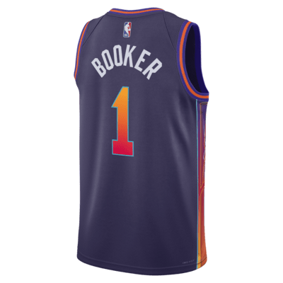 Devin Booker Phoenix Suns City Edition 2023/24 Men's Nike Dri-FIT NBA ...