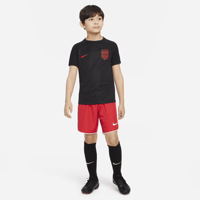 Playera de fútbol de manga corta Nike Dri-FIT para niños talla grande U ...