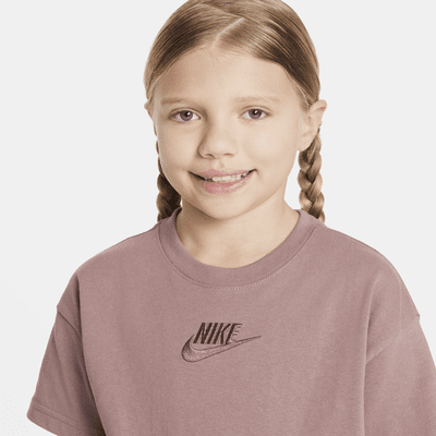 Playera para niños talla grande Nike Sportswear