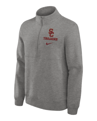 Мужские  USC Trojans Primetime Club Nike College 1/2-Zip Crew