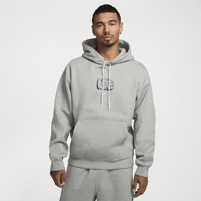 Felpa in fleece con cappuccio Nike Solo Swoosh – Uomo