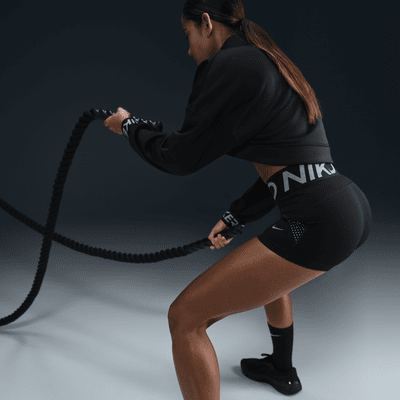 Calções tipo ciclista de cintura subida de 8 cm Nike Pro Sculpt para mulher