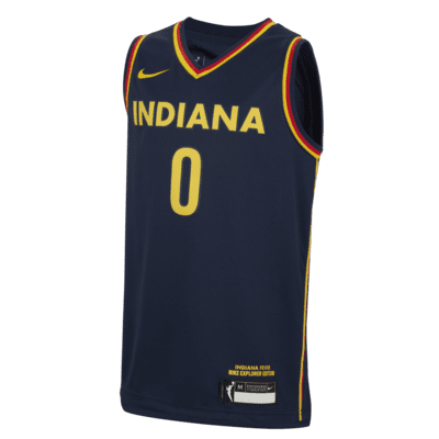 Kelsey Mitchell Indiana Fever 2024 Explorer Edition Big Kids' Nike Dri-FIT WNBA Swingman Jersey