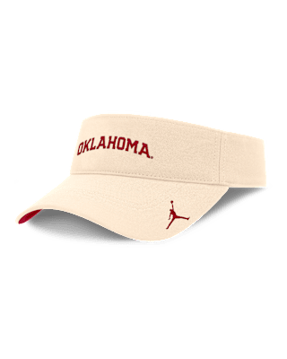 Мужские  Oklahoma Sooners Primetime Ace Jordan Brand Dri-FIT College Adjustable Visor