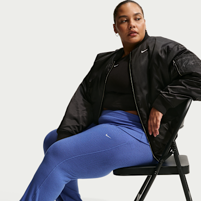 Nike Sportswear Chill Knit Women's Mid-Rise Tight Ribbed Pants (Plus Size)