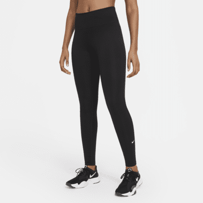 Womens Nike One Women's Mid Rise 7/8 Colorblock Leggings pant plus