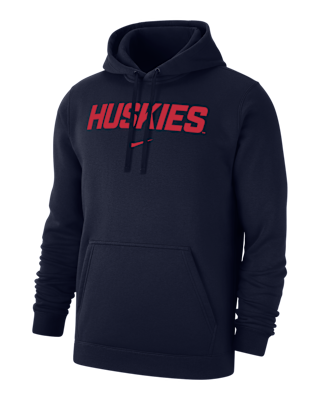 Мужское худи UConn Club Fleece Nike College Pullover Hoodie
