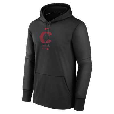 Cincinnati Reds City Connect Practice Men's Nike Therma MLB Pullover Hoodie